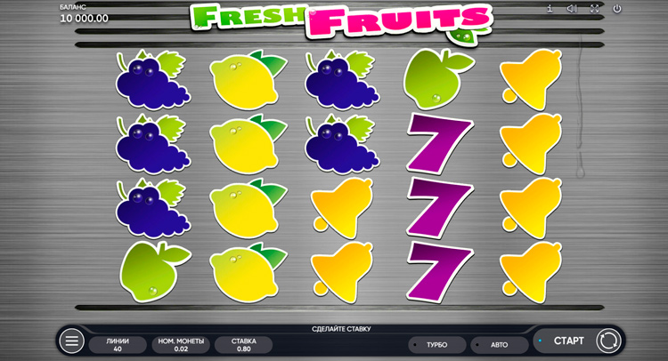 Слот Fresh Fruits от Endorphina