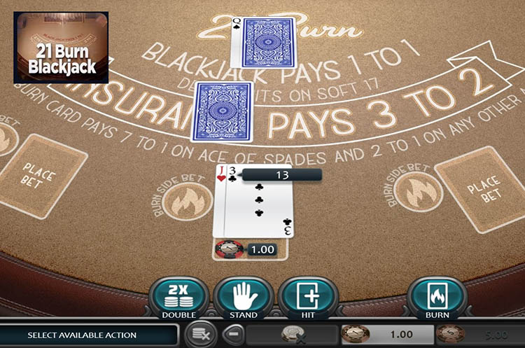 Блэкджек 21 Burn