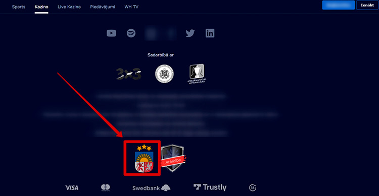 Логотип латвийской инспекции